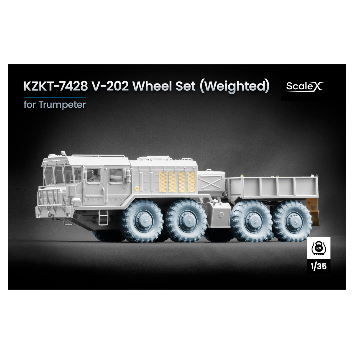 KZKT-7428 V-202 Weighted wheel set 1/35
