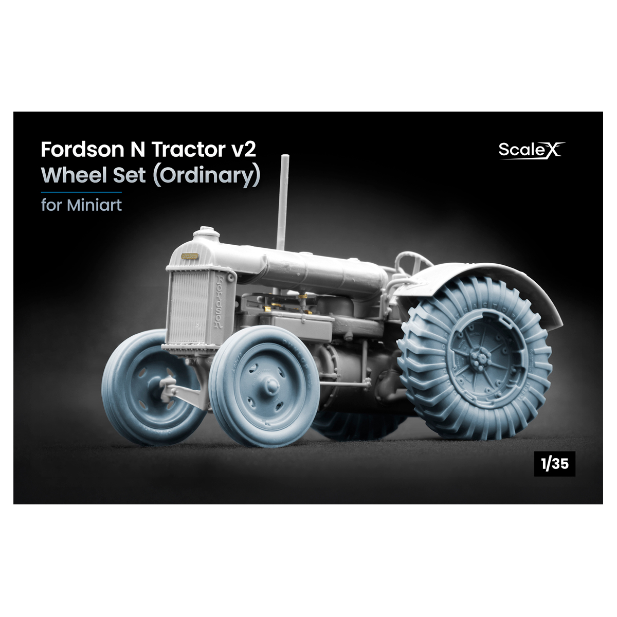 Fordson N Tractor v2 Ordinary wheel set 1/35
