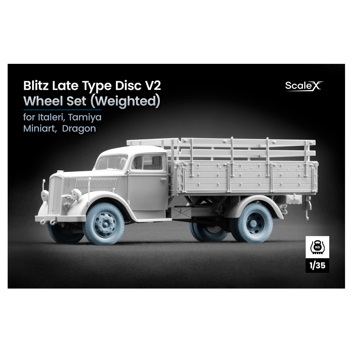 Blitz Late Type Disc V2 Weighted wheel set 1/35