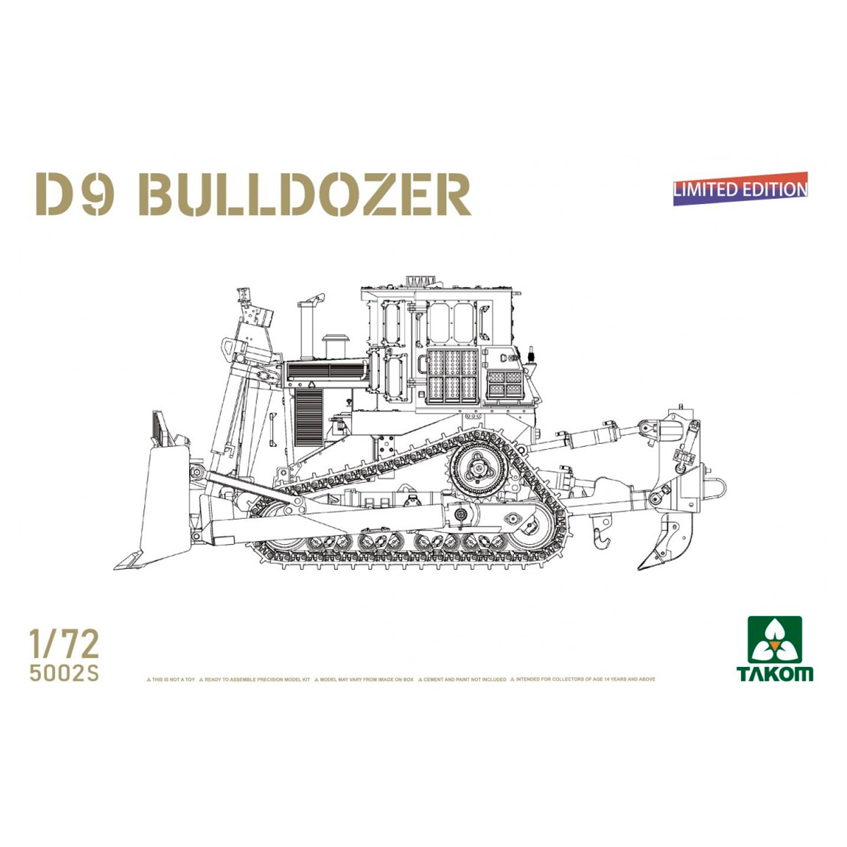 1/72 D9 Bulldozer – Limited Edition