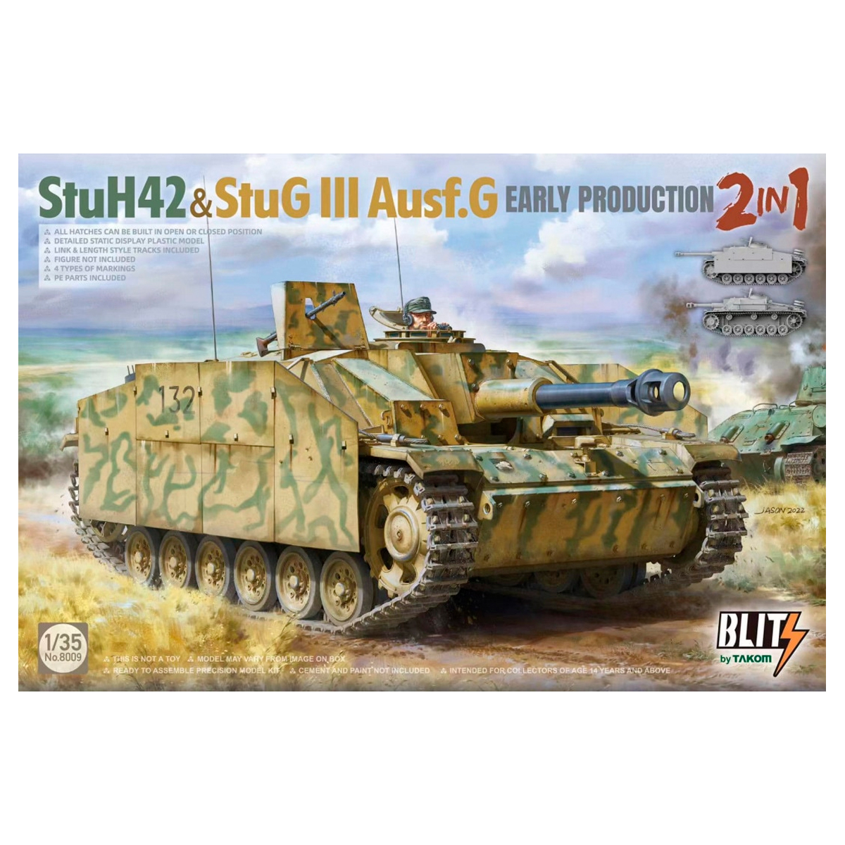 1/35 StuH42 & StuG III Ausf.G Early Production 2 in 1