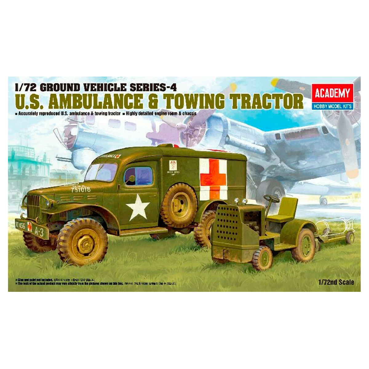 1/72 U.S. Dodge Ambulance and Traktor
