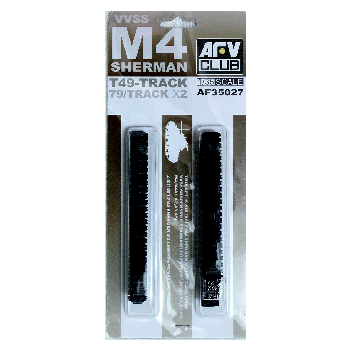 1/35 VVSS M4 Sherman T49 Tracks