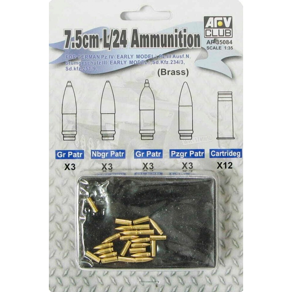 1/35 7,5cm L/ 24 Ammunition