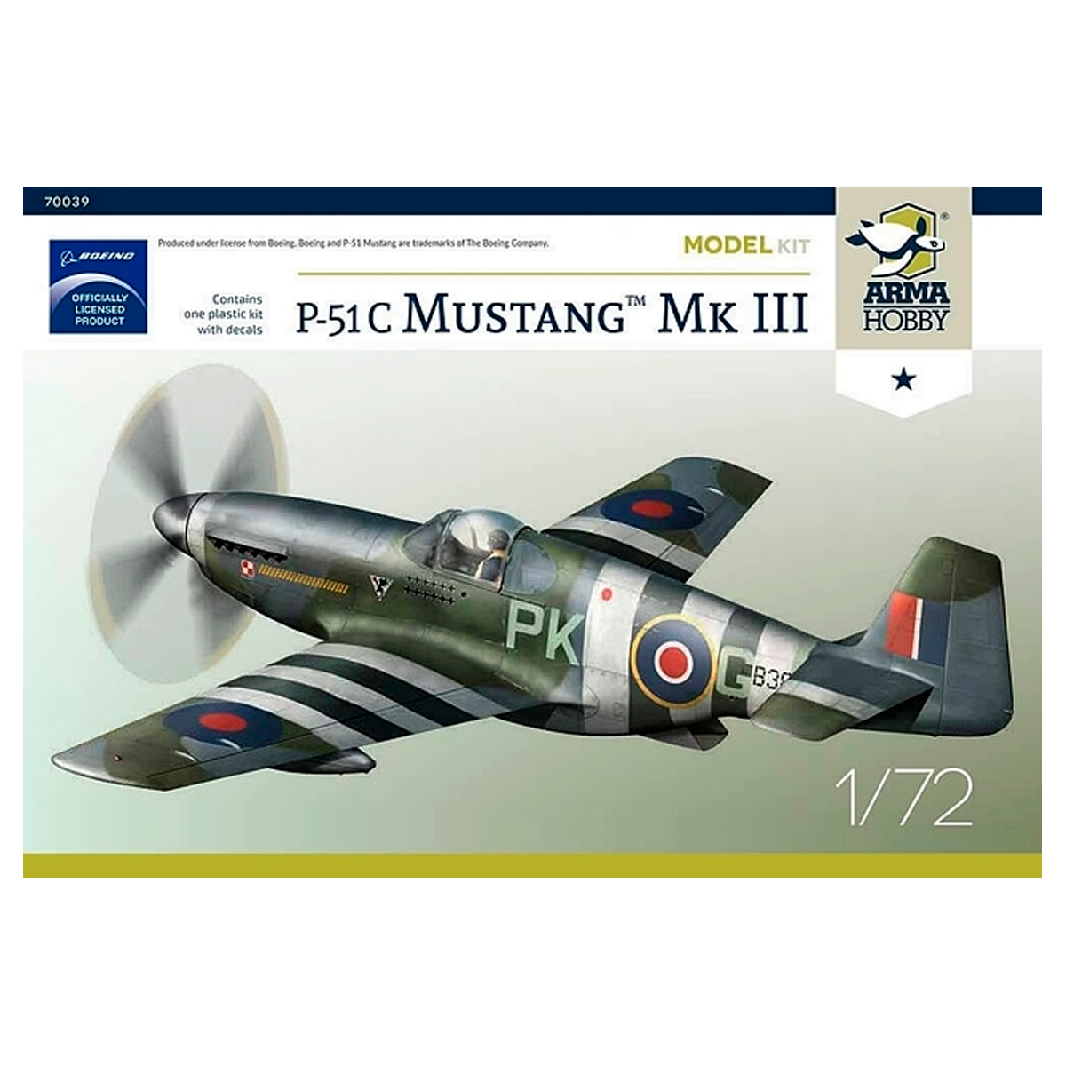 1/72 North-American P-51C Mustang Mk III