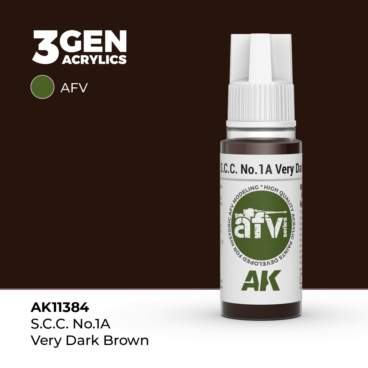 S.C.C. NO.1A VERY DARK BROWN – AFV