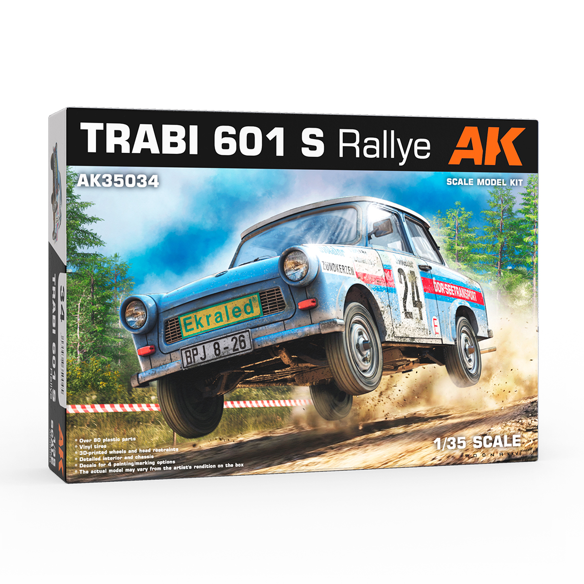 TRABI 601 S RALLYE 1/35