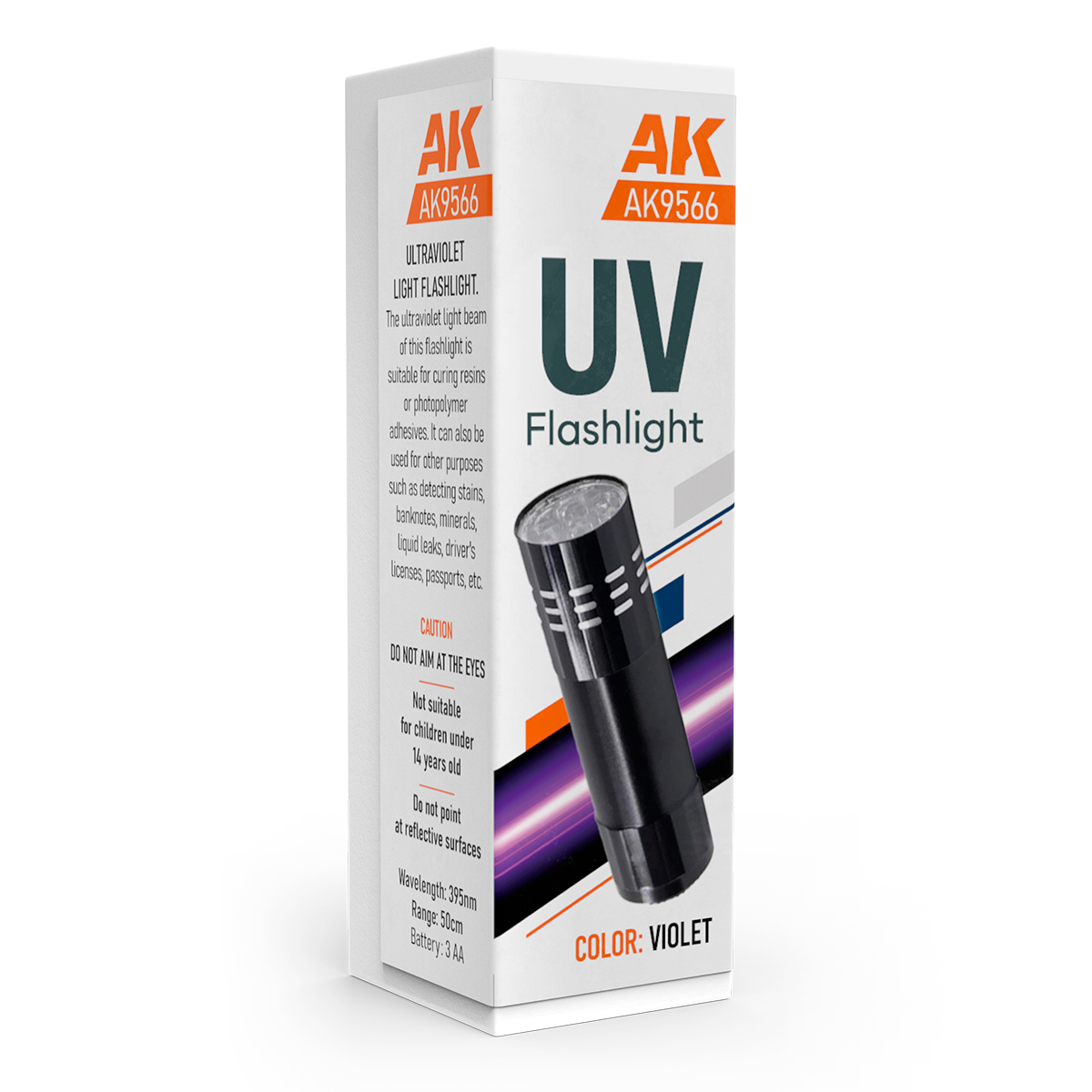 ULTRAVIOLET FLASHLIGHT – LINTERNA ULTRAVIOLETA