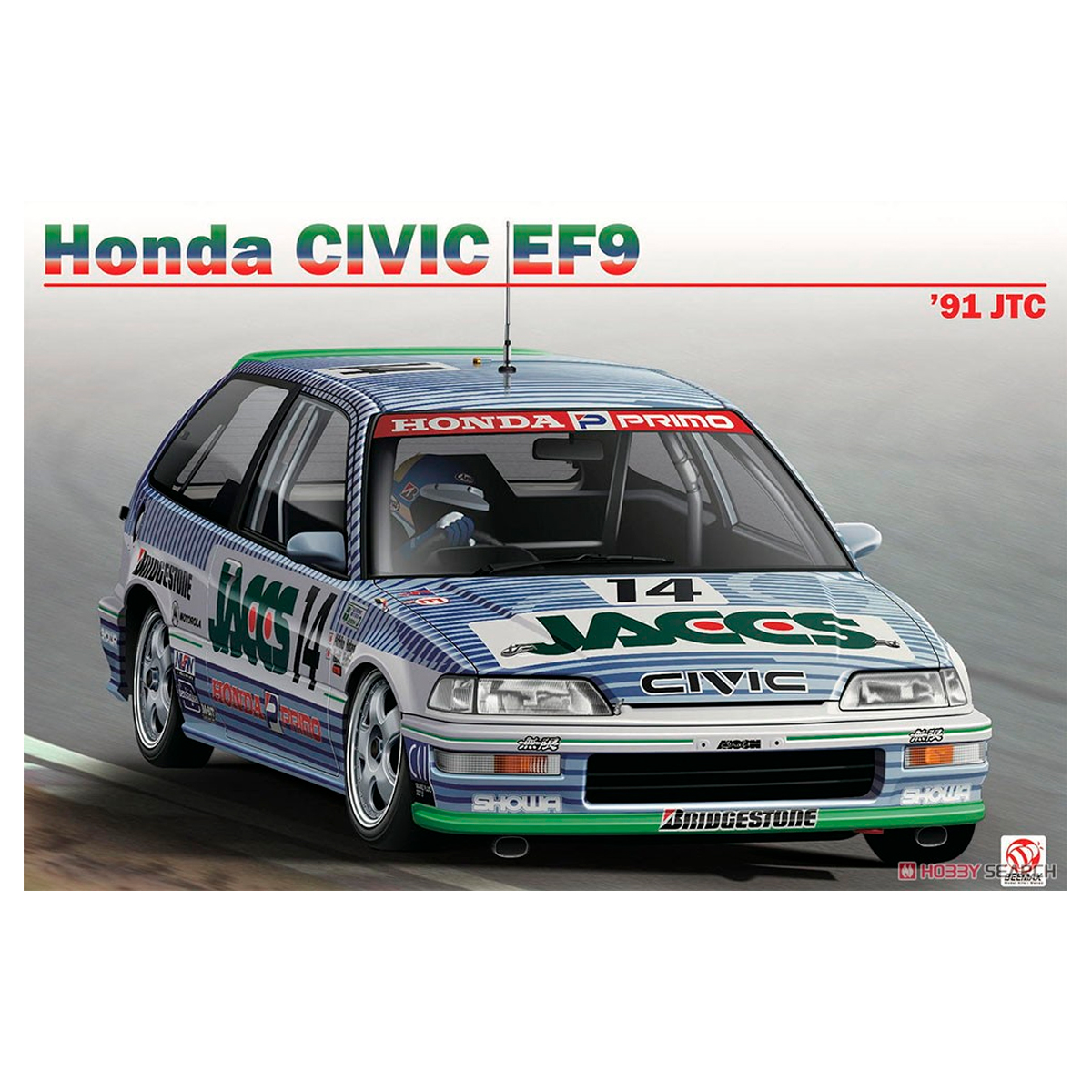 1/24 Honda Civic EF9 Gr.A 1991 Jacobs