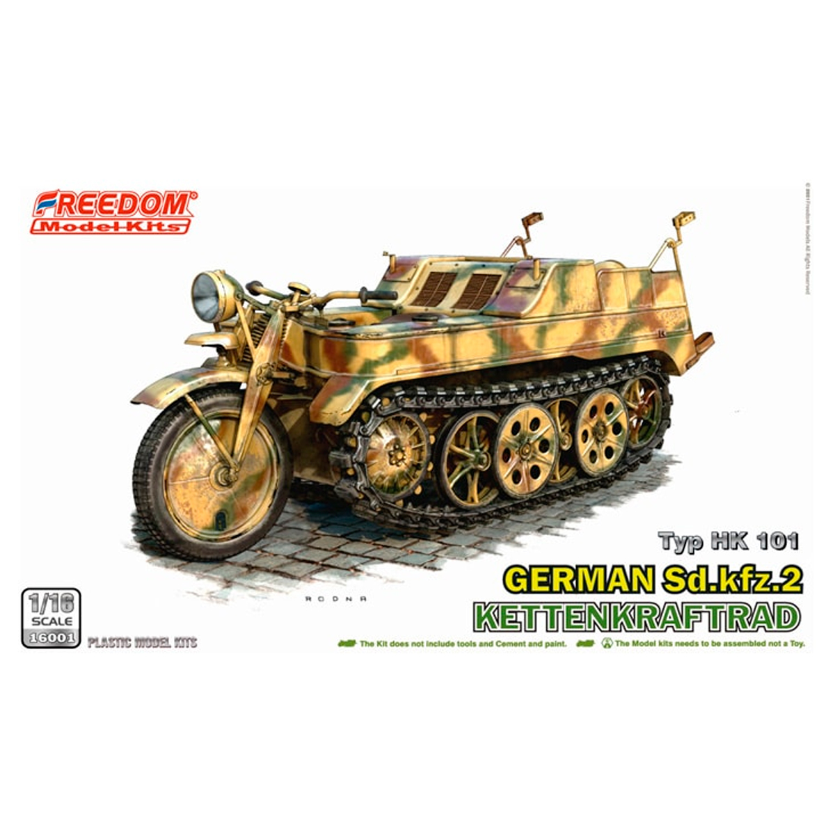 1/16 German Sd.Kfz. 2 Kettenkraftrad Typ HK 101