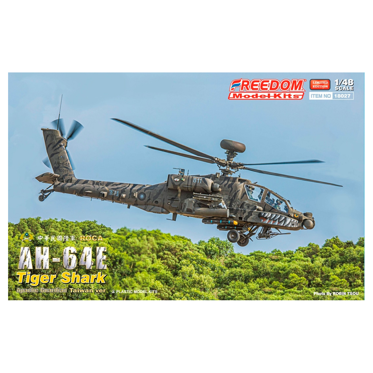 1/48 ROCA Apache AH-64E Tiger Shark