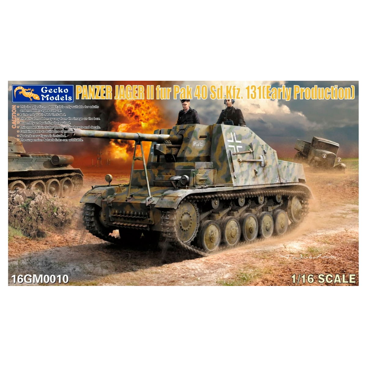 1/16 Panzer Jager Marder II fur PaK 40 Sd Kfz.131
