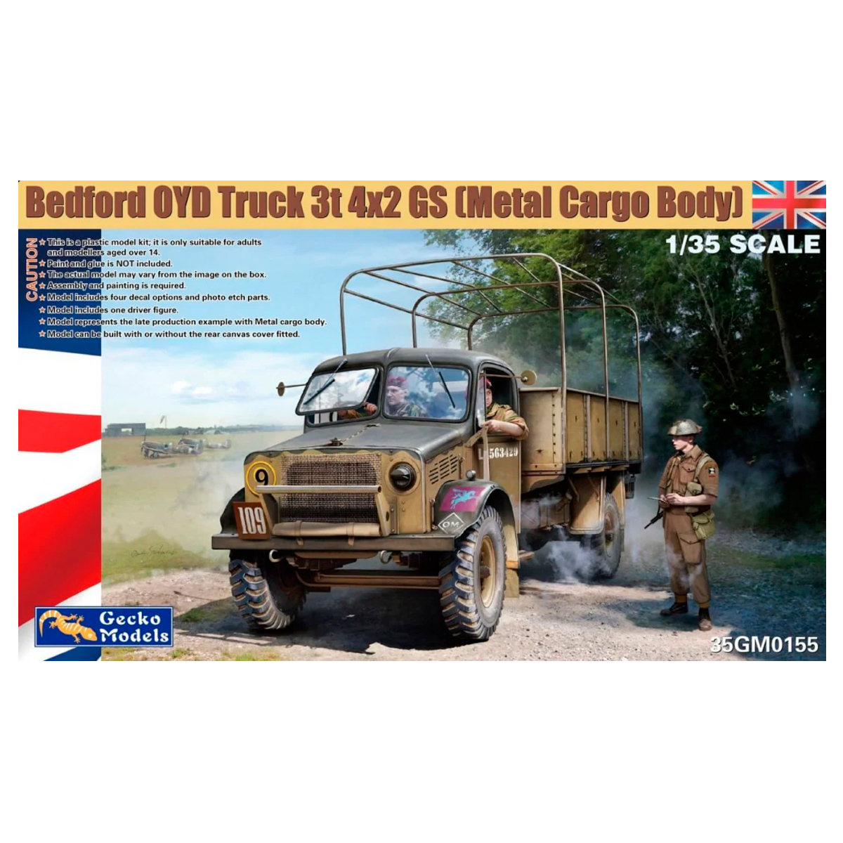 1/35 Bedford OYD Truck 3t 4×2 GS (Metal Cargo Body)