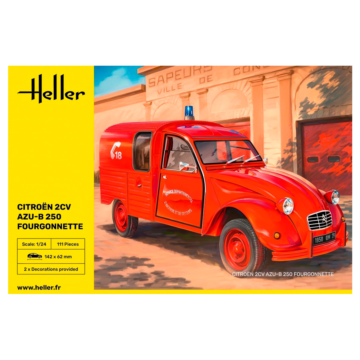 1/24 Citroen 2CV AZU-B 250 Fourgonnette