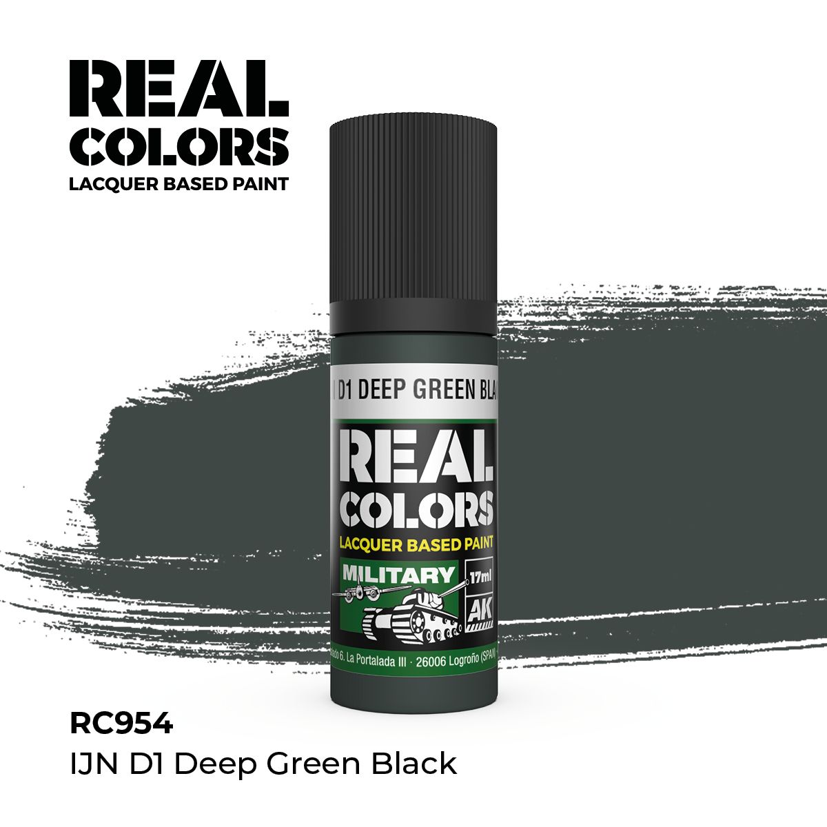 IJN D1 Deep Green Black