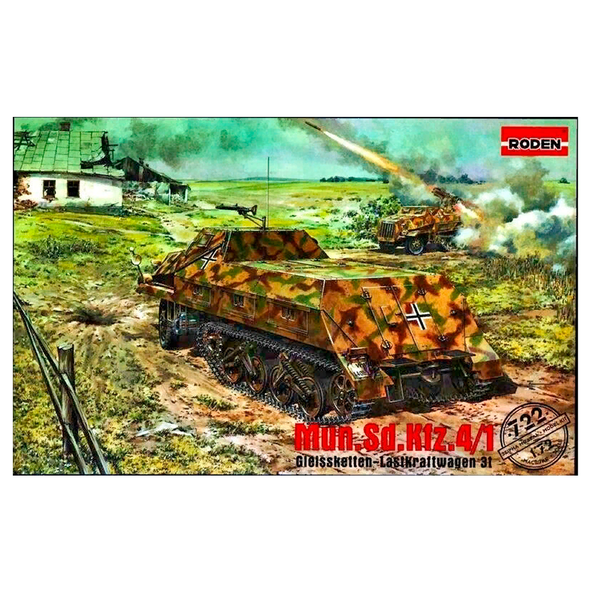 1/72 Munitionskraftwagen für Nebelwerfer, Sd.Kfz.4, Gleissketten-Lastkraftwagen 3t