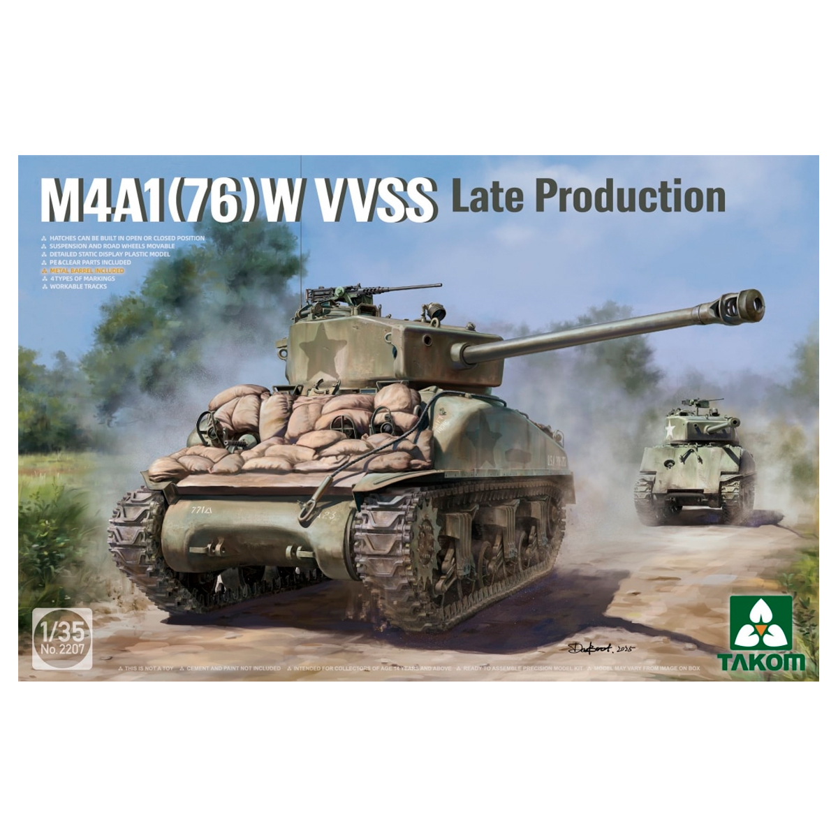 1/35 M4A1 76(W) VVSS Late Production