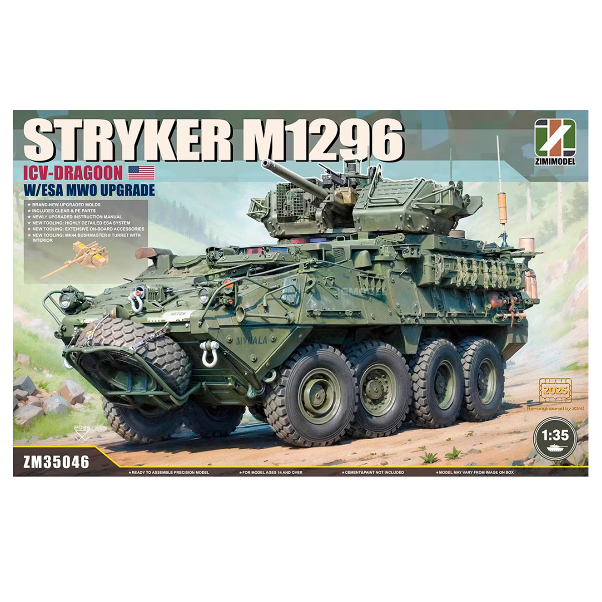 1/35 Stryker M1296 ICV-Dragoon with ESA MWO Upgrade