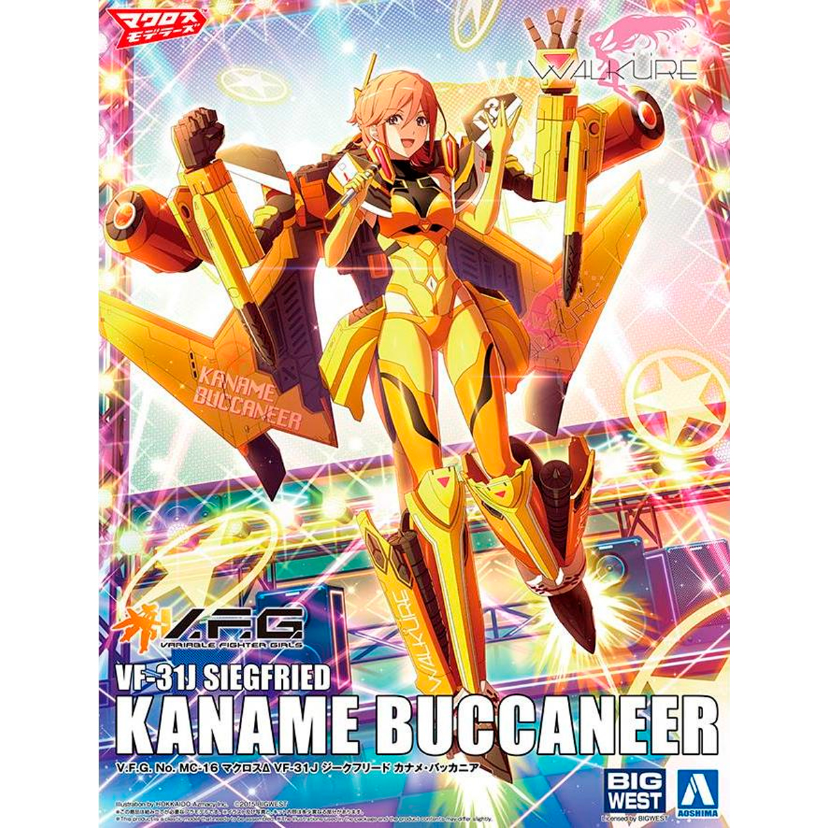 Variable Fighter Girls VF-31J Siegfried Kaname Buccaneer