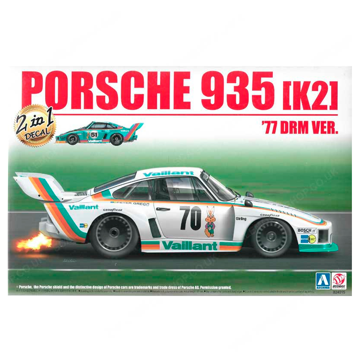 1/24 Porsche 935 (K2) ’77 DRM Version.