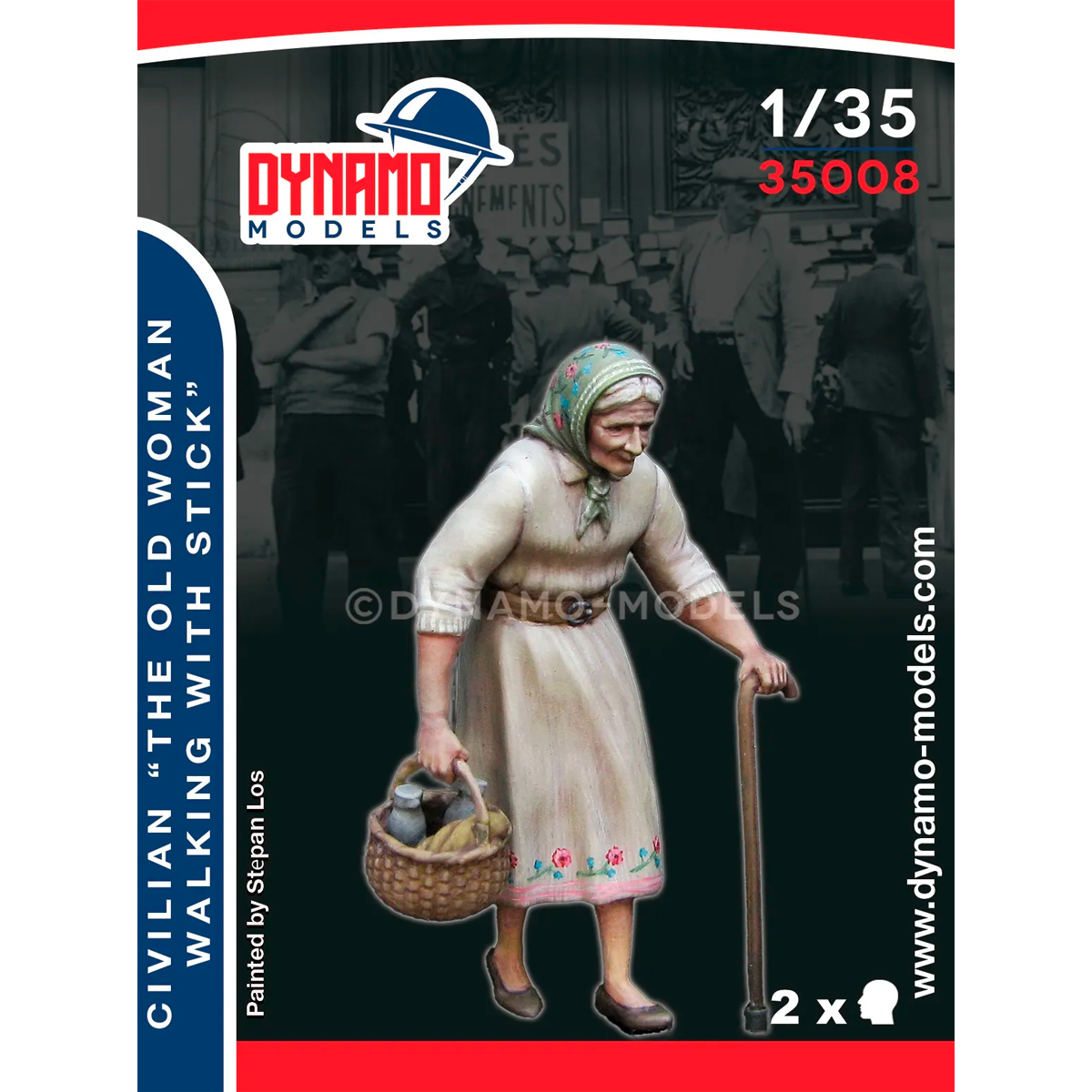 1/35 Civilian ‘’The Old Woman walking with Stick’’