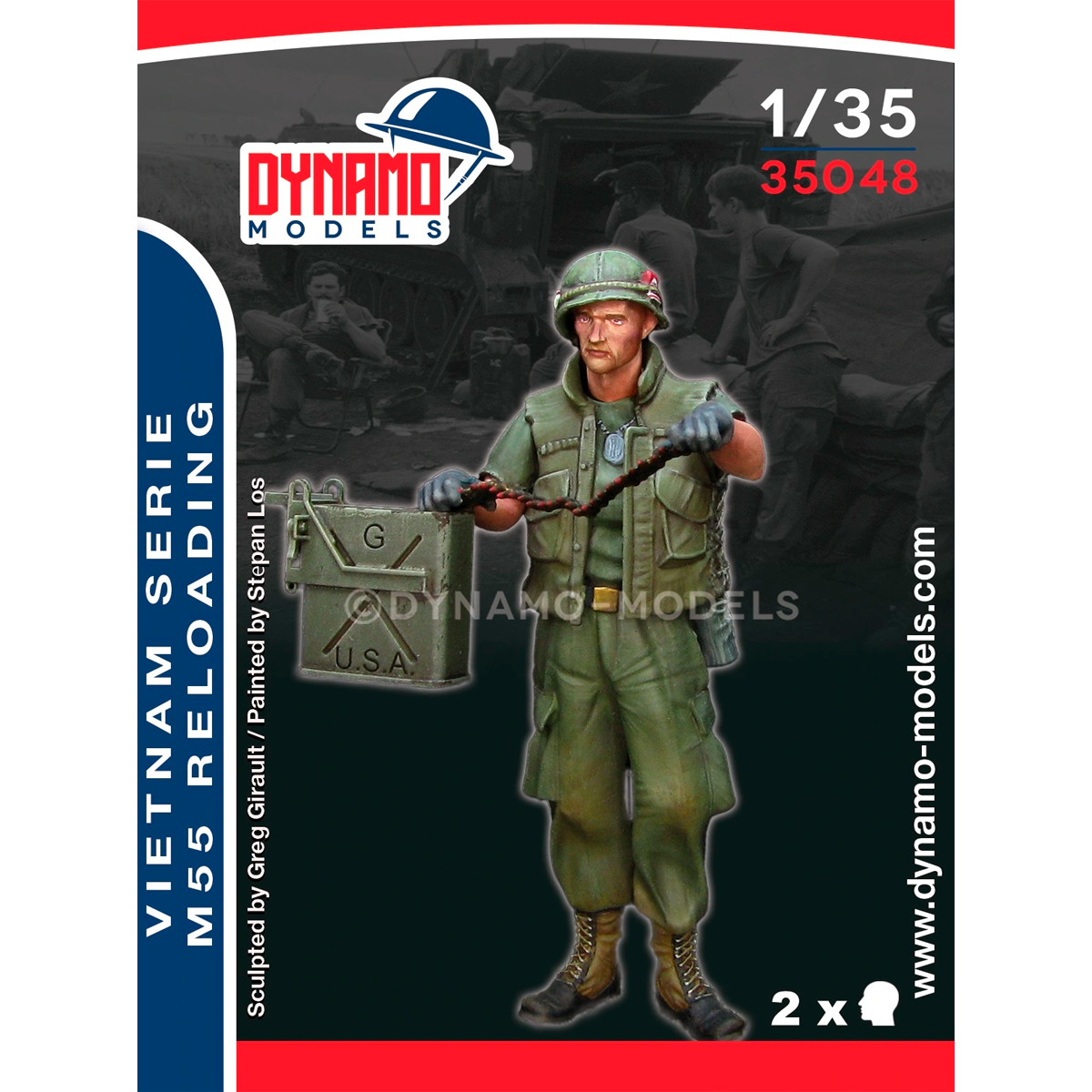 1/35 Vietnam – Reloading the M55 incl Ammo boxes conversion