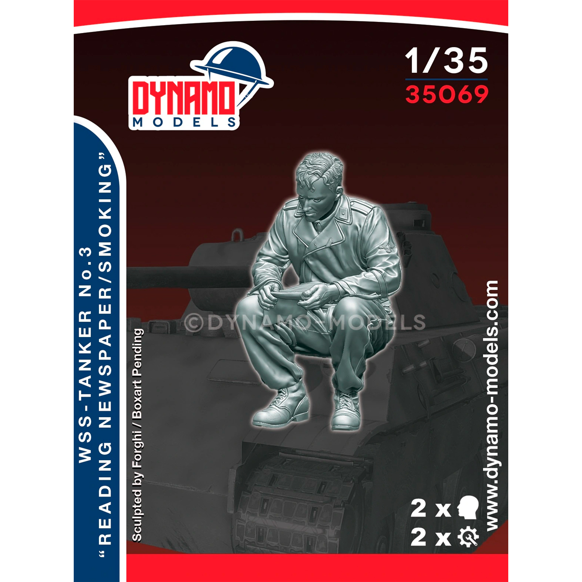 1/35 WSS – Panther Crew No.3 ‘’Reading Newspaper/Smoking’’