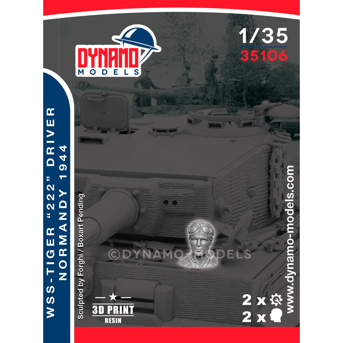 1/35 WSS – Tiger ‘’ 222 ‘’ Driver Normandy 1944 No.4