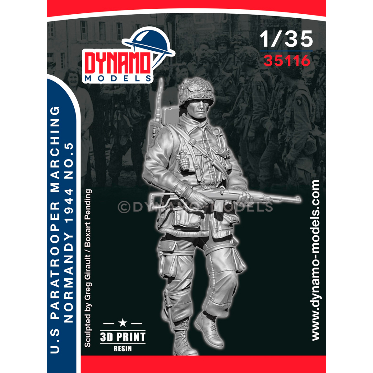 1/35 U.S Paratrooper ‘’Radio’’ Marching (Normandy 1944) No.5