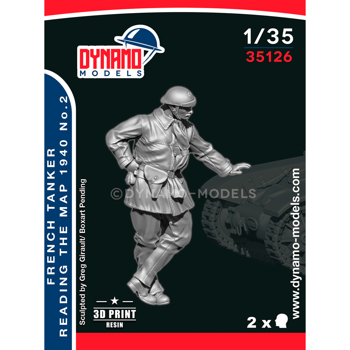 1/35 French ‘40’ Tanker Checking the Map No.2