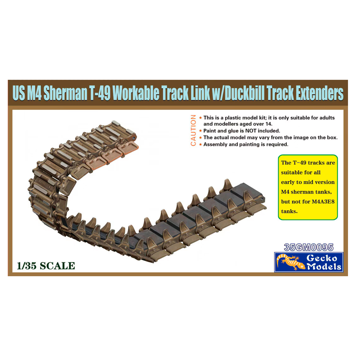 1/35 US M4 Sherman T-49 Workable Track