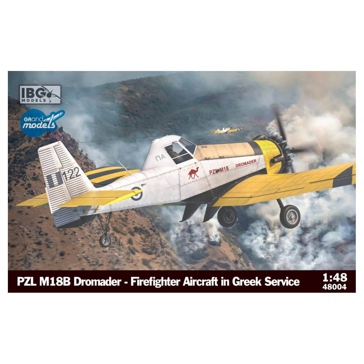 1/48 PZL M18B Dromader – Firefighter Aircraft Greek Service