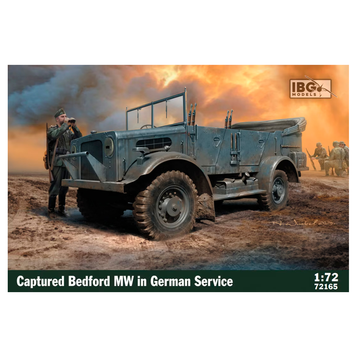 1/72 Captured Bedford MW in German Service
