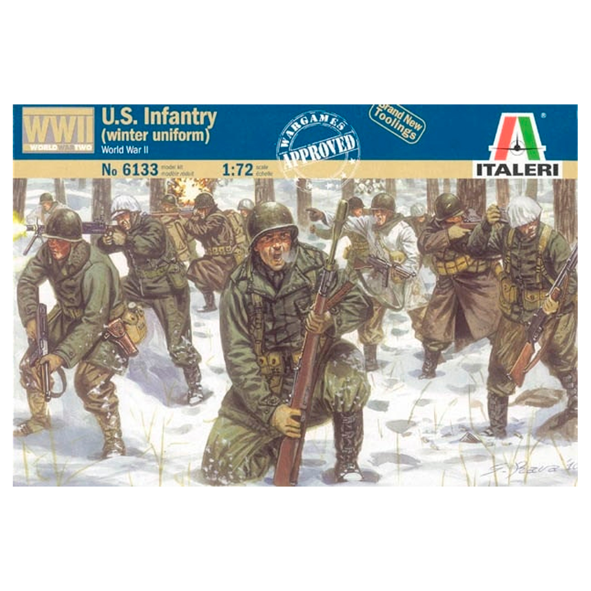 1/72 Us Infantry WWII Winter