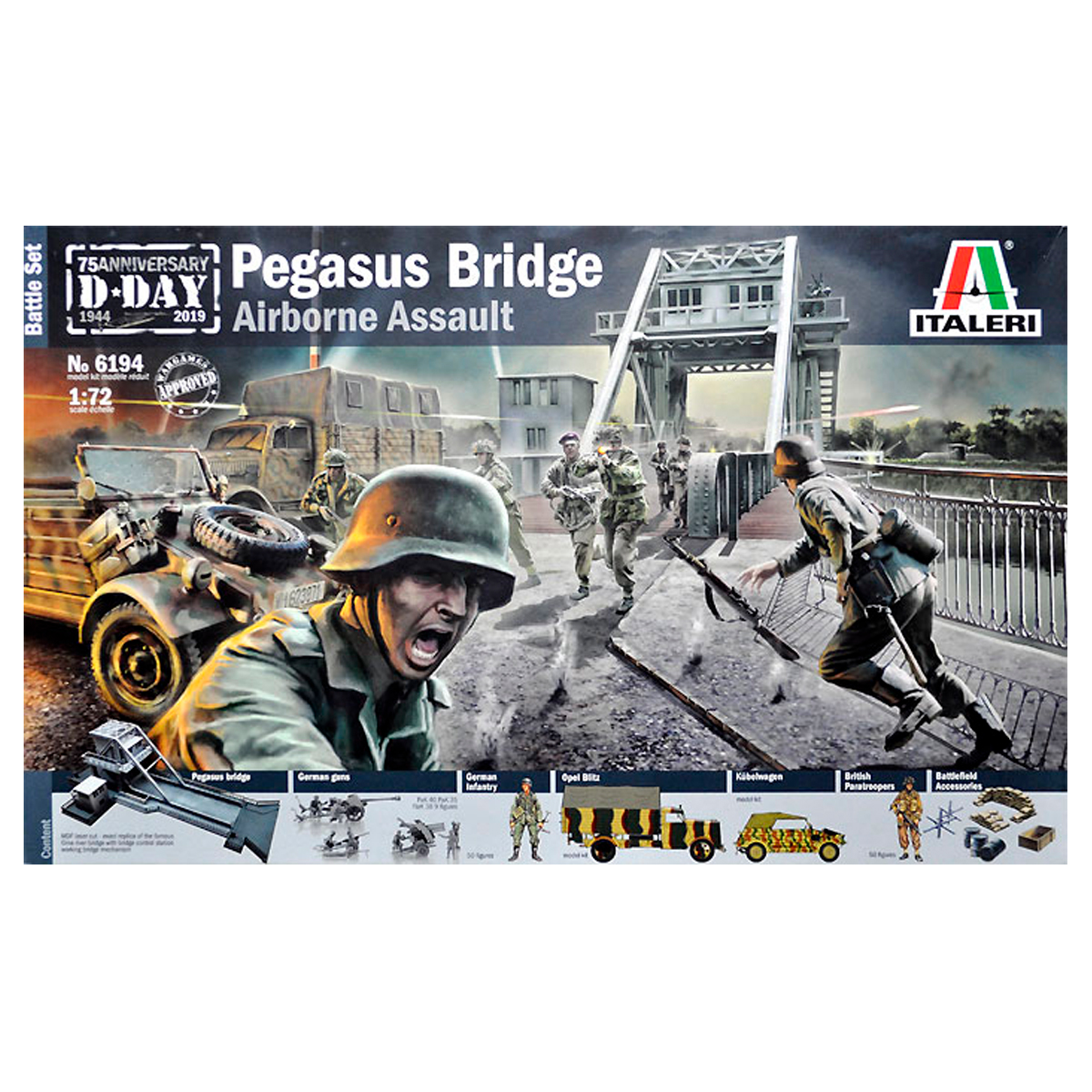 1/72 Pegasus Bridge D.Day Pegasus Bridge – Airborne Assault – Battle Set