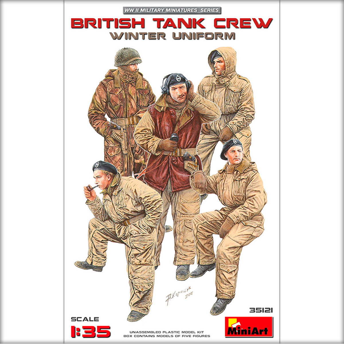 1/35 British Tank Crew (Winter Uniform)