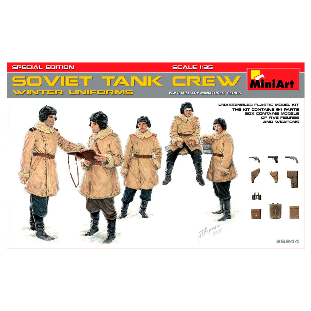 1/35 Soviet Tank Crew (Winter Uniforms) Special Edition