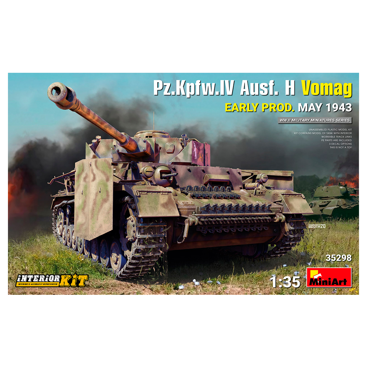 1/35 Pz.Kpfw.IV Ausf. H Vomag.  Early Prod. (May 1943) Interior Kit