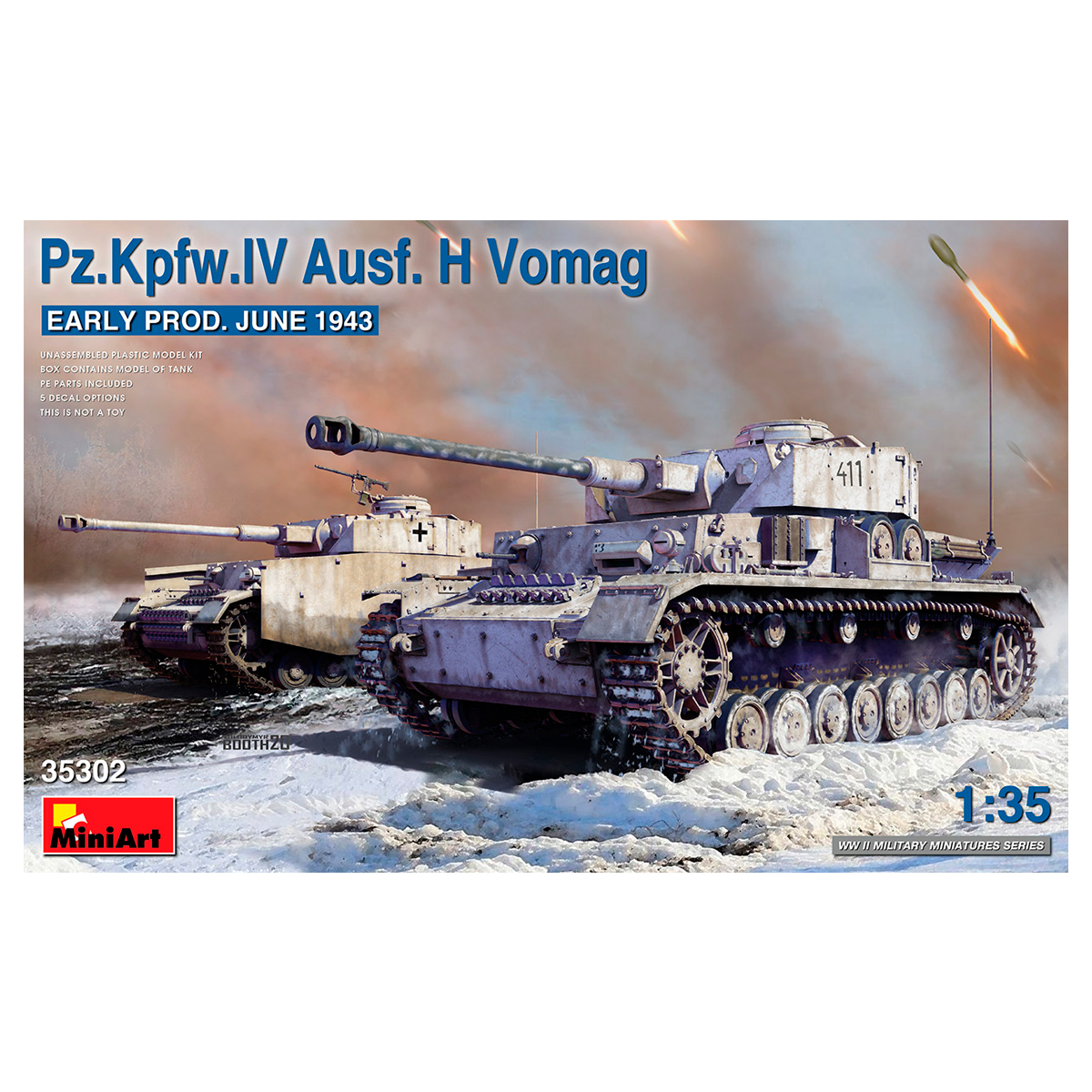 1/35 Pz.Kpfw.IV Ausf. H Vomag. Early Prod. (June 1943)