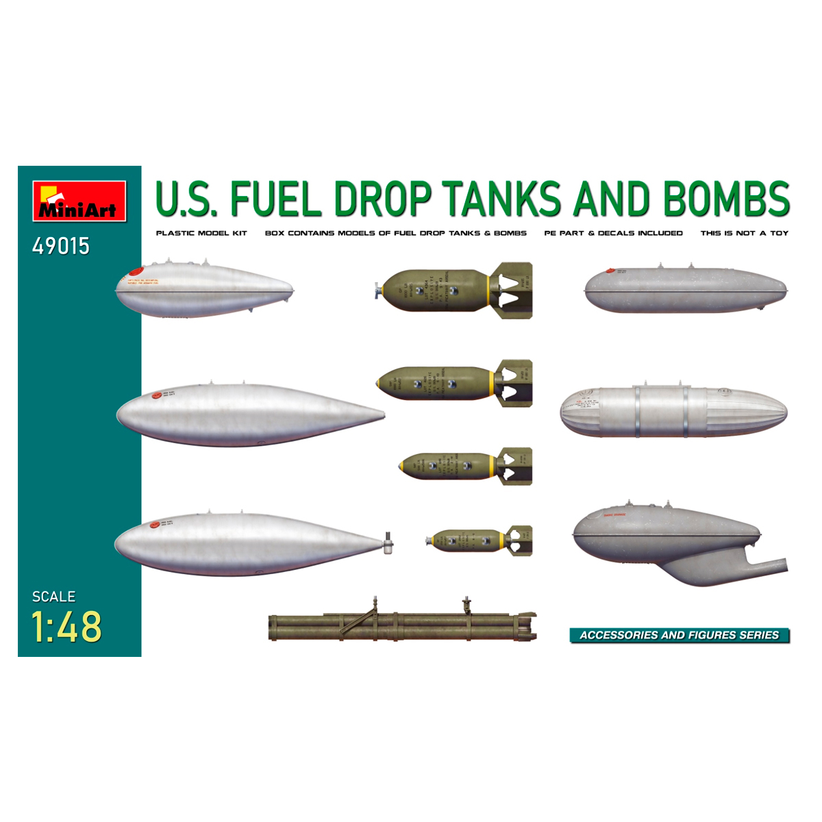 1/48 U.S. Fuel Drop Tanks and Bombs