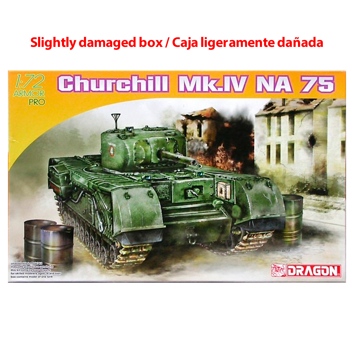 1/72 Churchill Mk.Iv Na 75 (Slightly damaged box / Caja ligeramente dañada)