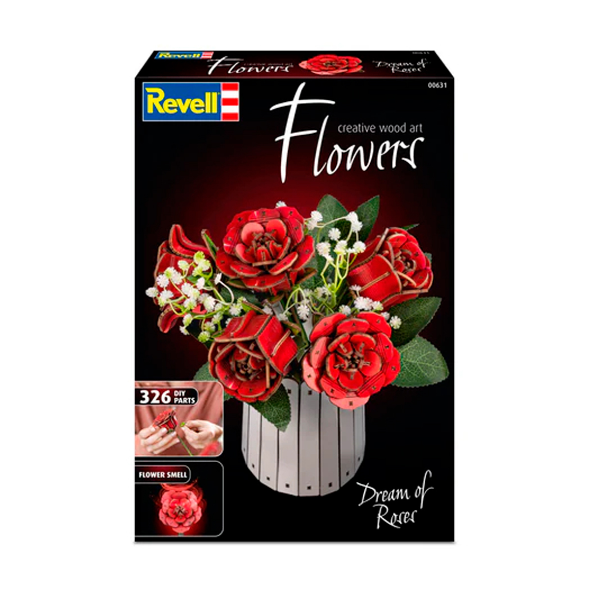 BRICKS CREATIVE WOOD ART DREAM OF ROSES