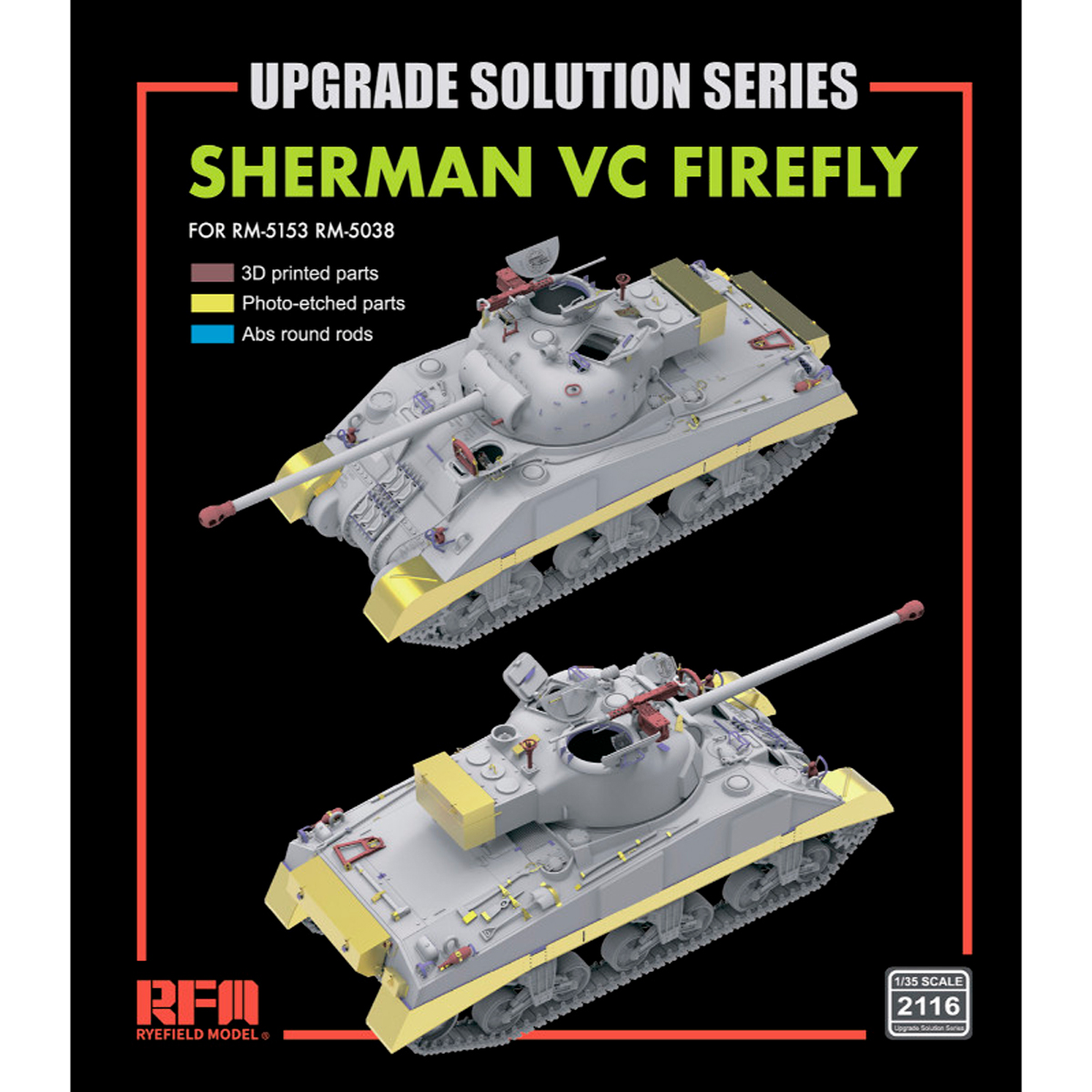 1/35 Upgrade set for RFM5038/RFM5153 Sherman Vc Firefly