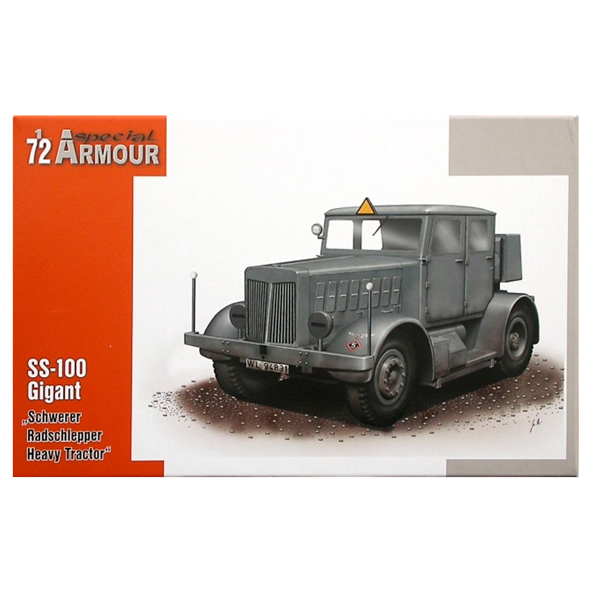 1/72 SS-100 Gigant Schwerer Radschlepper/ Heavy Tractor