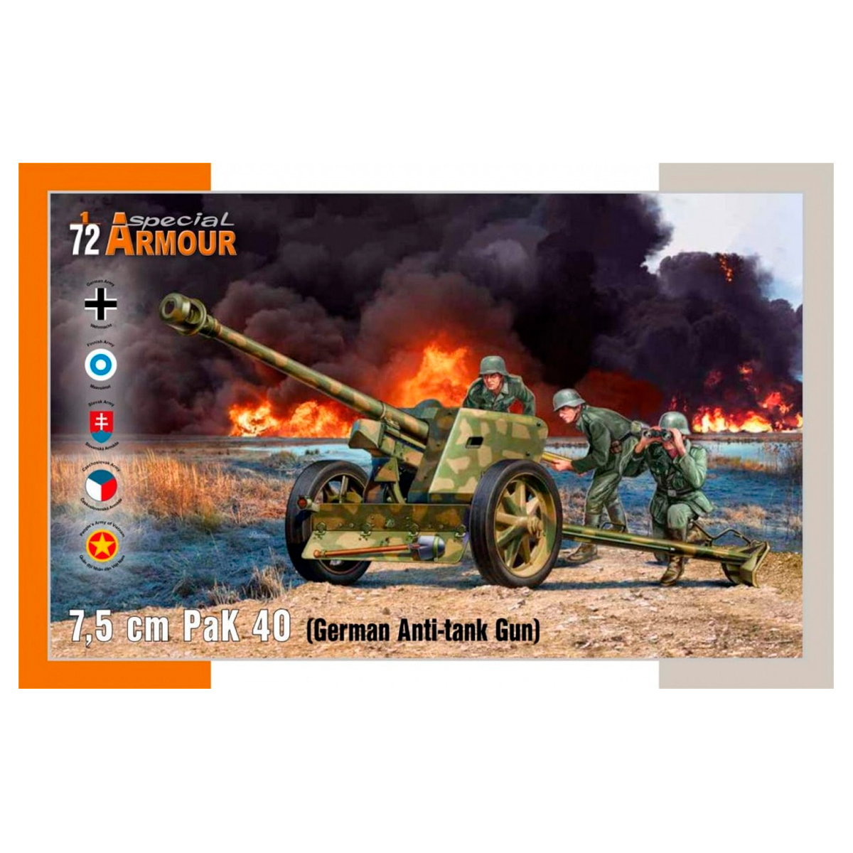 1/72 7,5 cm PaK 40 “German Anti-tank Gun’”