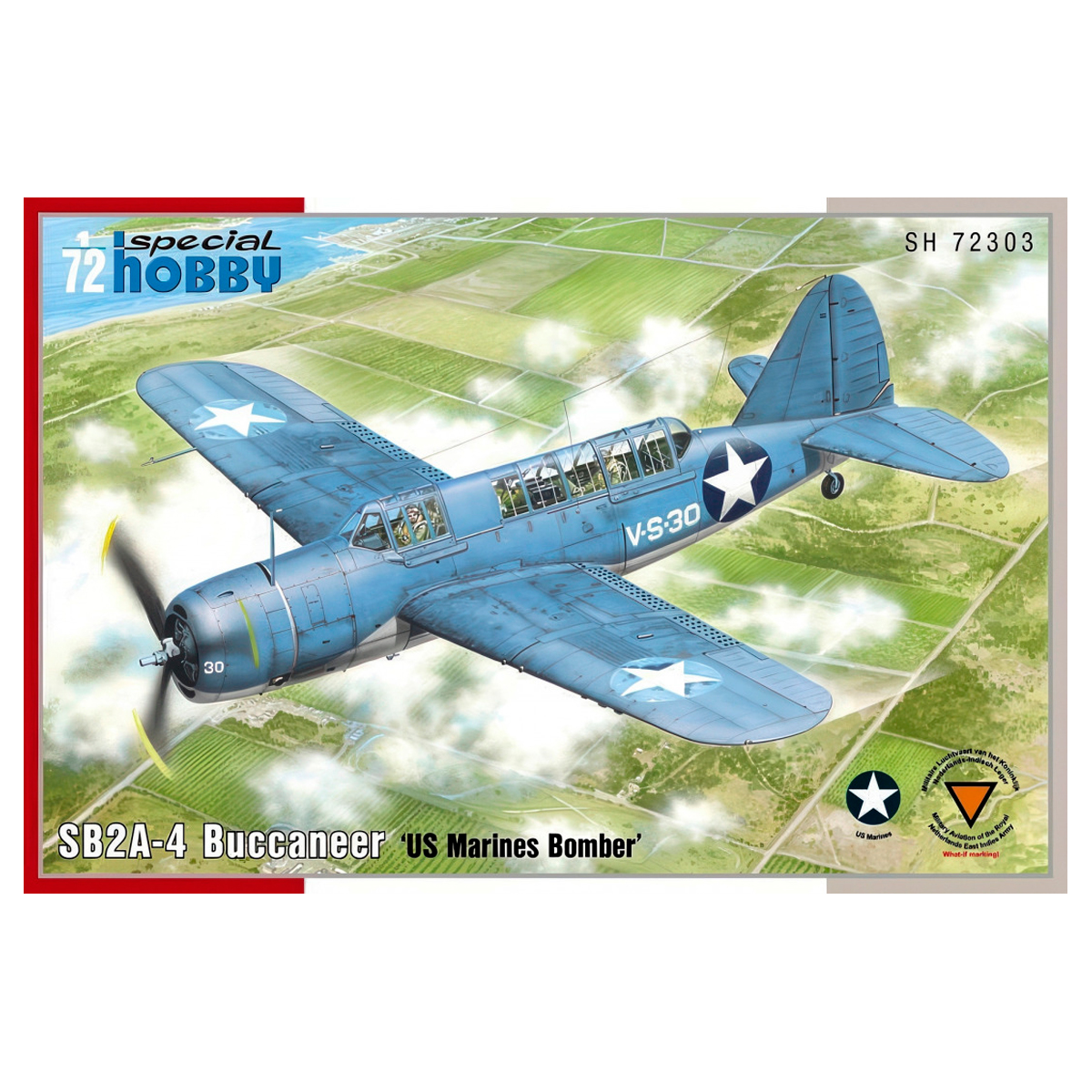 1/72 Brewster SB2A-4 Buccaneer  «US Marines Bomber»