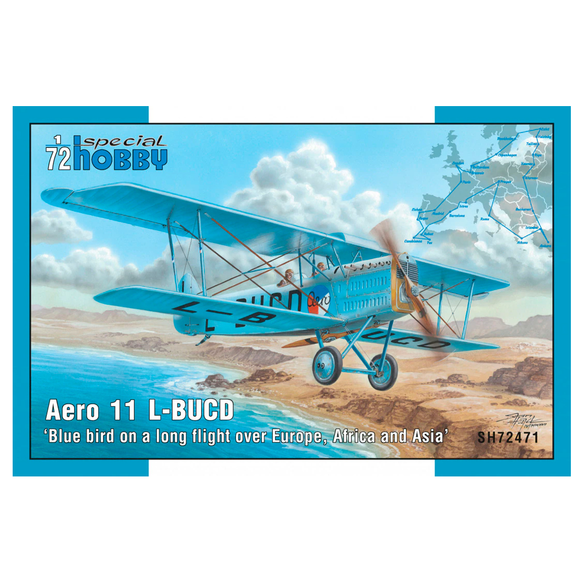 1/72 «Blue bird on a long flight» Aero Ab-11