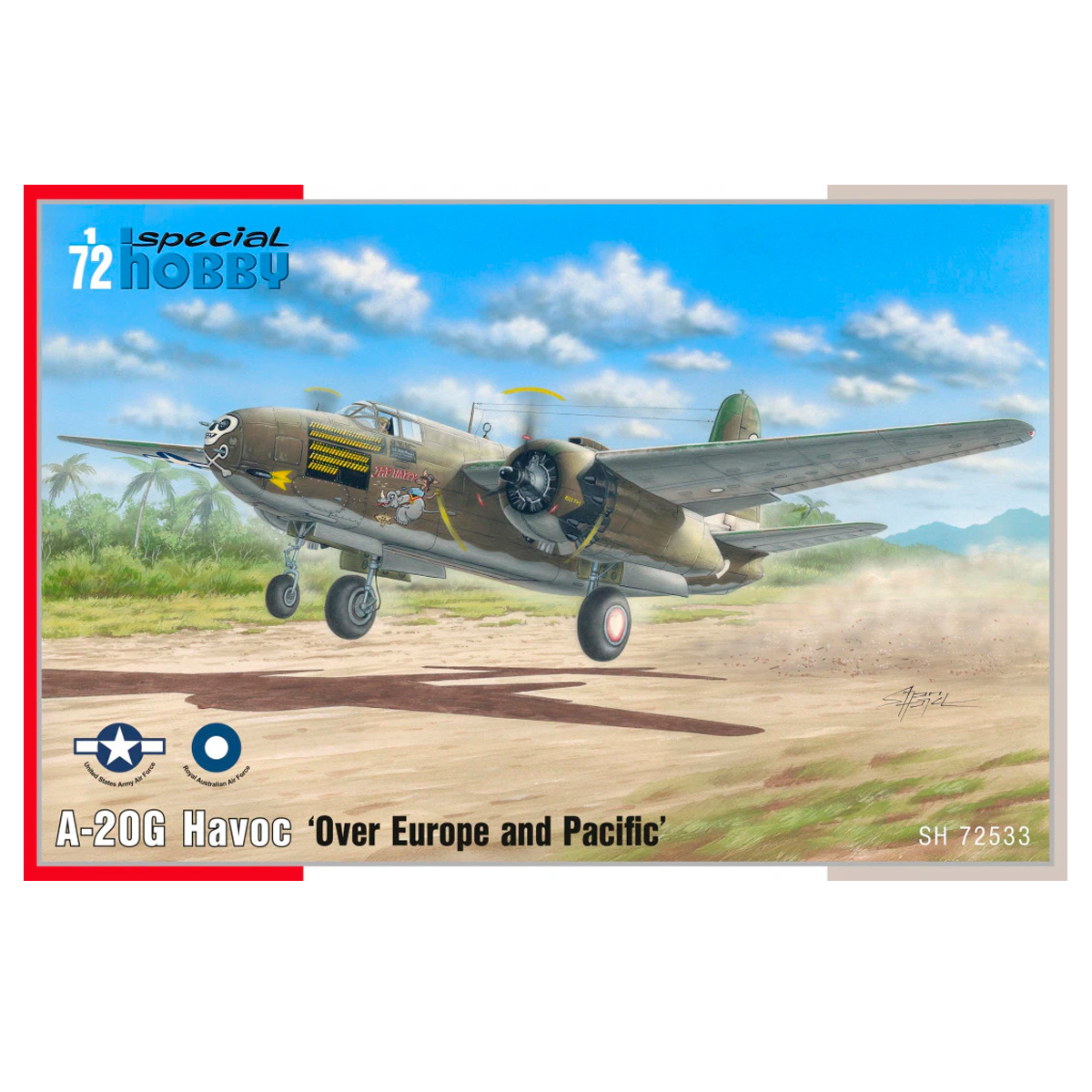 1/72 Douglas A-20G Havoc «Over Europe and Pacific»