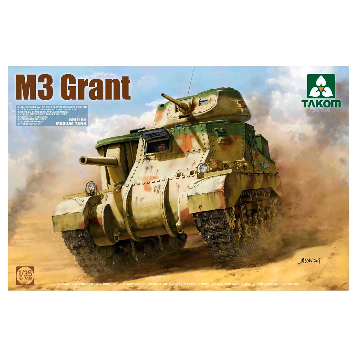 1/35 M3 Grant – British Medium Tank