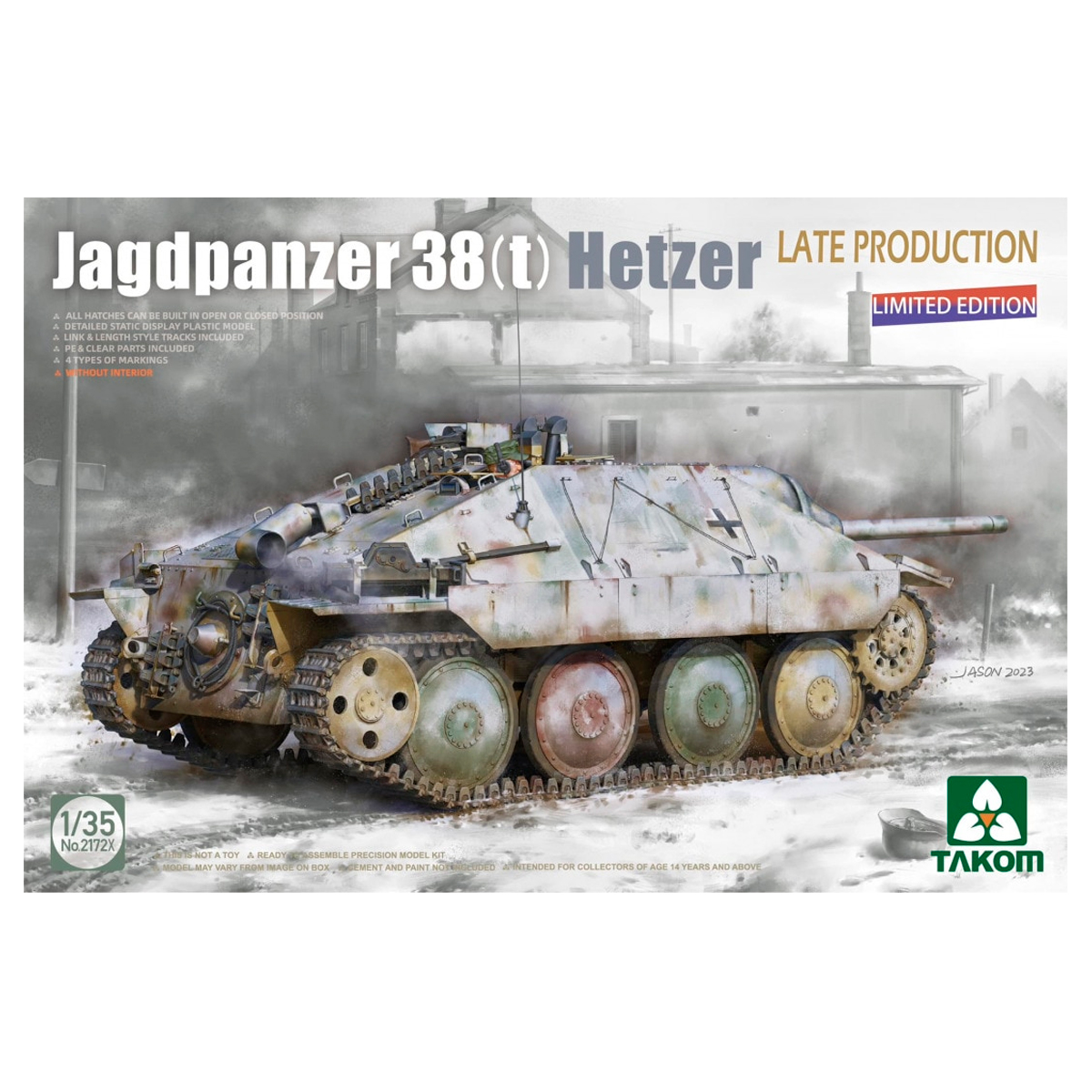 1/35 Jagdpanzer 38T Hetzer Late Production – Limited Edition (Without Interior)